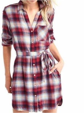 Gap + Pendleton long sleeve shirtdress - Size XS